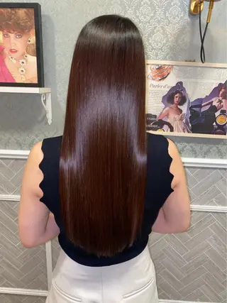 ロング レイヤー/髪質改善 /透明感カラーユウトのヘアスタイル