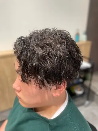 ショート 【メンズカット専門】 バーバー臼井涼真のヘアスタイル