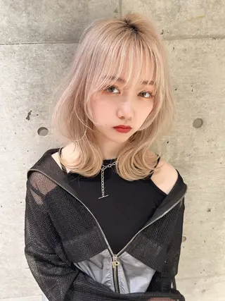 ロング 福岡縮毛矯正✨️ ストレート 向井和輝のヘアスタイル