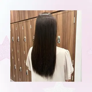 ロング カラー 深井 しほりのヘアスタイル