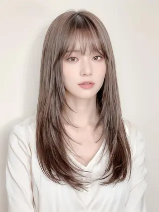 ロング カラー 福井 瑞季のヘアスタイル
