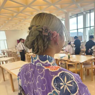 セミロング ヘアアレンジ マンツーマン 縮毛矯正/マユコのヘアスタイル