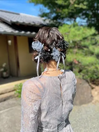 ミディアム ヘアアレンジ HIME. **ヒメドットのヘアスタイル
