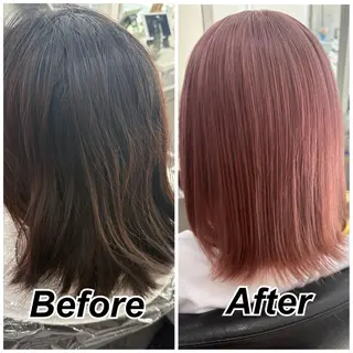 ミディアム 暖色系カラー 🌼Kana🌼のヘアスタイル