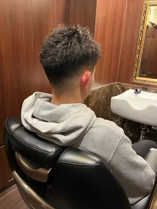 ショート メンズ 長野 風人のヘアスタイル
