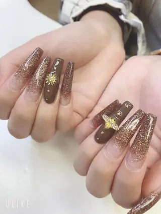 ロング JNA認定講師🌸 RIEのネイルデザイン