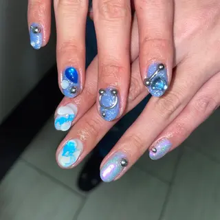 ショート ネイル YUNA FUKUDAのネイルデザイン