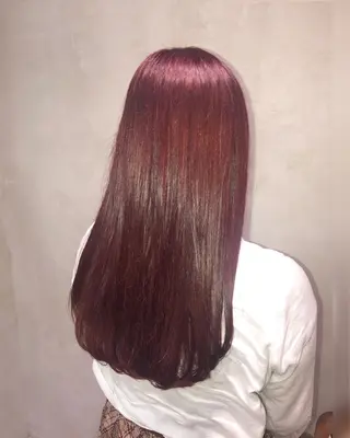 セミロング カラー ヘアアレンジ TOKI /透明感/原宿のヘアスタイル