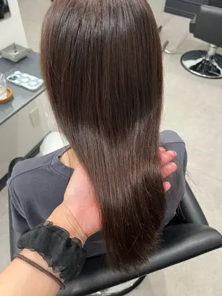セミロング カラー 多田 朝光のヘアスタイル