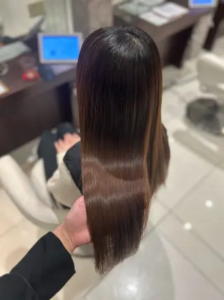 ロング カラー 艶髪/透明感 /YURIA🤍のヘアスタイル
