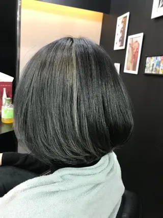 ショート カラー ハイライト/髪質改善 ans/黒木 和大のヘアスタイル