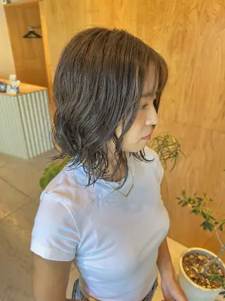 ミディアム パーマ 🔥メンズ特化 /パーマ&カット🌀のヘアスタイル