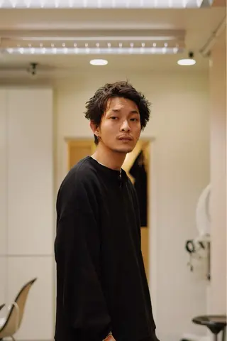 パーマ メンズ 今出 りょうやのヘアスタイル