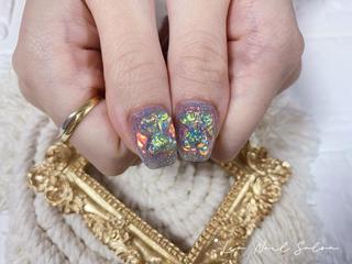 ショート カラー ネイル Le’a NailSalonのネイルデザイン