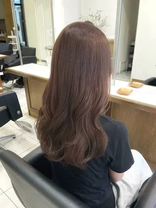 ロング 🎀透明感カラー🎀 稲垣至恩🎀のヘアスタイル