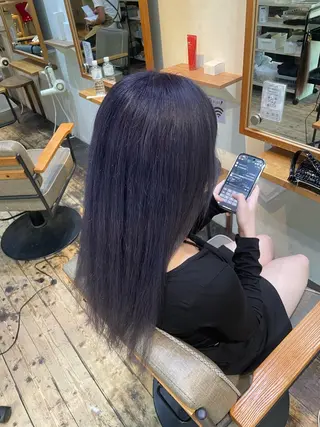 セミロング カラー 脇 麻紘のヘアスタイル