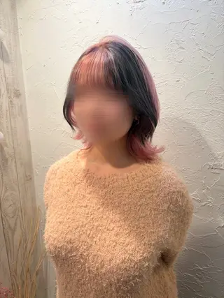 カラー cie ヒナタのヘアスタイル