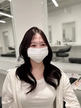 セミロング カラー トレンド🇰🇷韓国 スタイル🤍りんのヘアスタイル