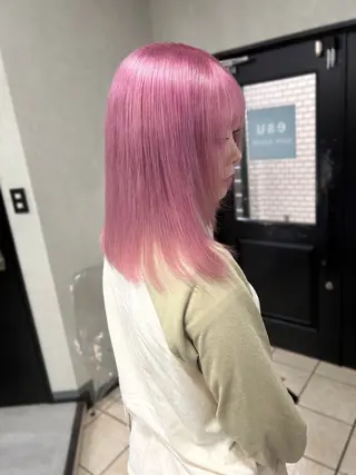ロング ハイトーン髪質改善 🫧大阪/kanonのヘアスタイル