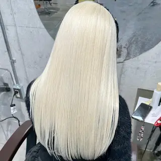 ロング カラー ✨ブリーチカラー× 艶髪SUZU🛼🫧のヘアスタイル