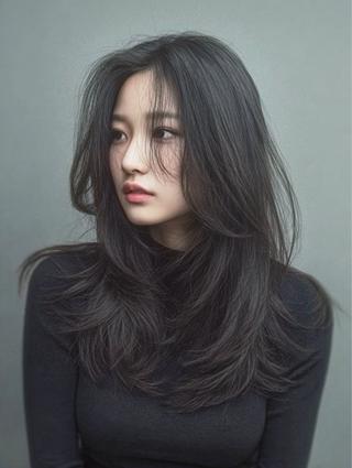ロング 絶対綺麗な暖色カラー 🎯あります✨増渕✨のヘアスタイル