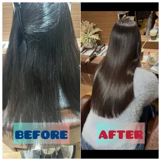 ロング 縮毛矯正 /伊藤はるかのヘアスタイル