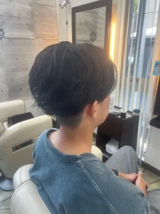 パーマ メンズ 👑サーフカール番長 💎Shoki/生駒のヘアスタイル
