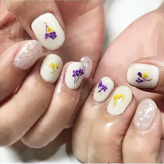 ネイル 渋谷／チップ長さ出し 👑アプレgel-xのネイルデザイン