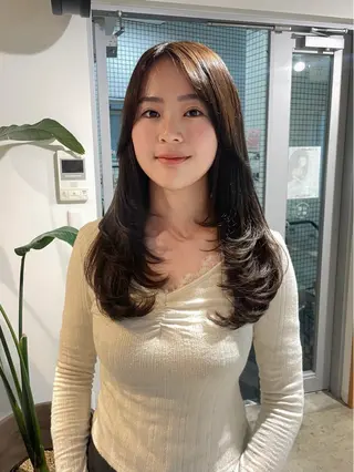 ロング 赤み消し透明感カラー /レイヤー/rinaのヘアスタイル