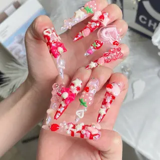 ネイル princess スカルプ専門店のネイルデザイン