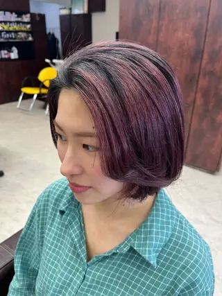 ミディアム カラー 産休の為お休みです! 小島凜のヘアスタイル
