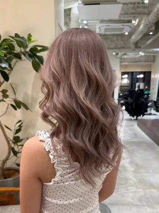 カラー harpers渋谷 SAKIのヘアスタイル