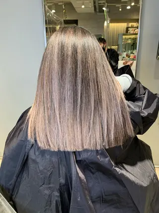 ミディアム カラー パーマ ヘアアレンジ メンズ キッズ ネイル マツエク・マツパ 酸性ストレート 髪質改善大槻勇樹のヘアスタイル