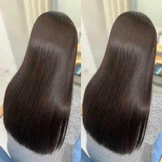 ロング カラー 髪質改善🩵縮毛矯正 代々木/木下のヘアスタイル