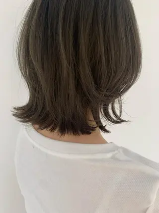 ミディアム カラー Takahashi Yuriのヘアスタイル