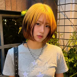 ショート ハイトーン/レイヤー カット/TAKEのヘアスタイル