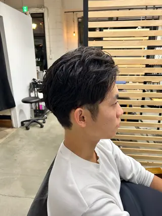 メンズ 1回で綺麗になる 髪質改善 小山光のヘアスタイル