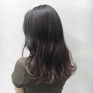 ロング 中川 結のヘアスタイル