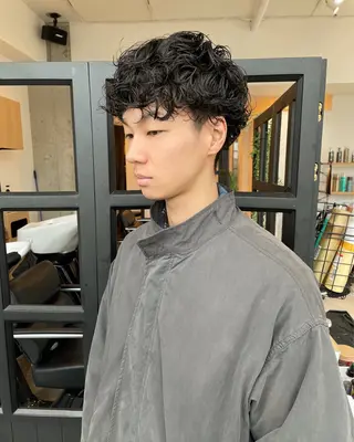 ショート パーマ メンズ 堀江将太朗/恵比寿/ メンズカットのヘアスタイル