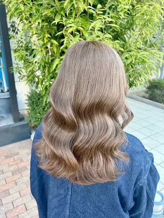 セミロング 艶髪/韓国風🤍🖤 小林実央のヘアスタイル