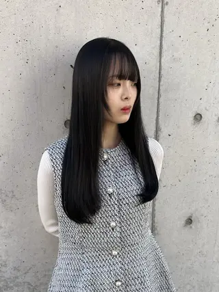 ロング カラー 要プライベートサロン vert🌿マルイ裏のヘアスタイル