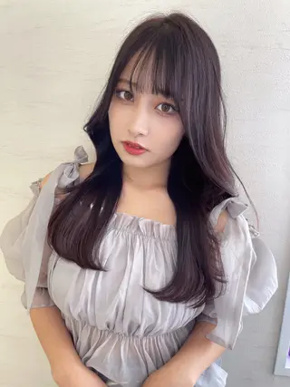 ロング カラー 髪質改善美容師 個室サロン白金厚哉のヘアスタイル