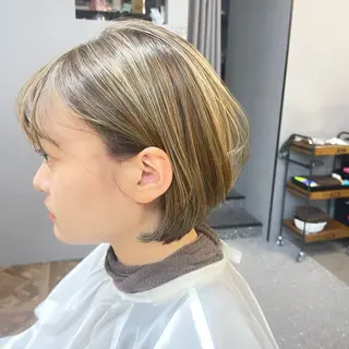 ショート カラー MATISSE藤崎 渕上 ジュビアイのヘアスタイル
