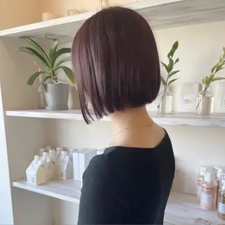 ショート カラー ベージュ/透け感 カラー.nano🎀のヘアスタイル