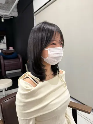 ミディアム 🍒ベージュ/ピンク ベージュ🍒なつきのヘアスタイル