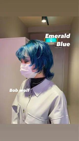 ミディアム カラー パーマ ヘアアレンジ メンズ キッズ ネイル マツエク・マツパ KANAMI 🌏のヘアスタイル