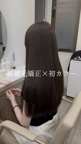 セミロング 髪質改善×韓国ヘア HIROのヘアスタイル