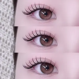 マツエク・マツパ 🎀束感/上下エク/ 𝙍𝙐𝘼 🎀のマツエク・マツパデザイン