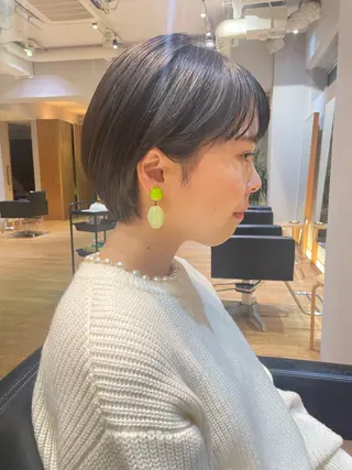 ショート ボブ/ショート 吉田竣のヘアスタイル