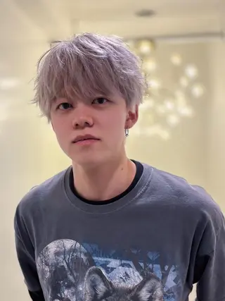 カラー メンズ 安藤幹人 メンズパーマのヘアスタイル